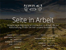 Tablet Screenshot of covin.ch